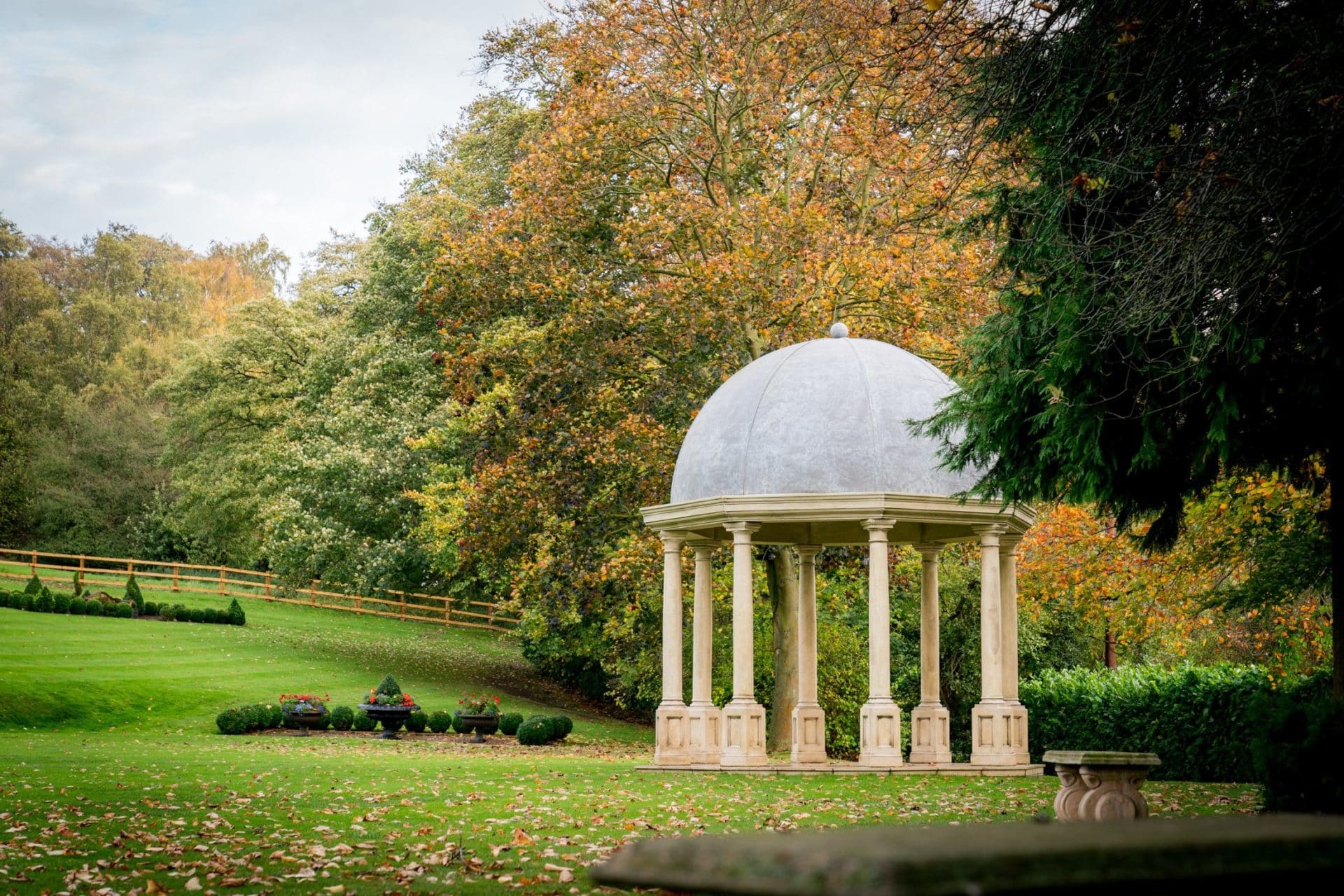 outdoor venue in Autumn